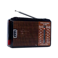 Радиоприемник MRM-Power MR-608AC пластик Jack3.5 черный (1/40) 