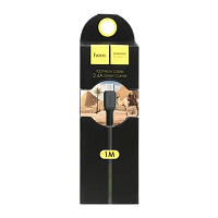 Кабель HOCO X20 USB (m)-microUSB (m) 1м 2.4A ПВХ черный (1/30/300)