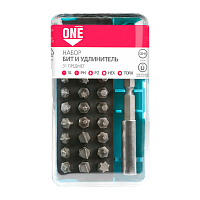 Набор насадок Smartbuy One Tools 31 предмет, биты SL, PH, PZ, HEX,TORX по 6 шт