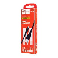 Кабель GFPower 15M USB (m)-microUSB (m) 1.0м 2.4A TPE черный (1/200/800)