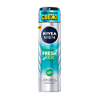 Дезодорант мужской Nivea FRESH KICK спрей 150мл (1/12) 