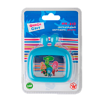 Ночник ЭРА NN-613 ФИКСИКИ 1LED 0.5W 220V в розетку синий (1/6)