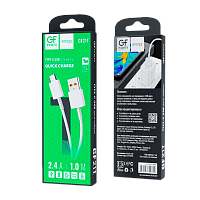 Кабель GFPower 21T USB (m)-Type-C (m) 1м 2.4A ПВХ белый (1/200/800)