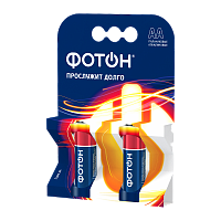 #Батарейка Фотон LR6 AA BL2 Alkaline 1.5V (2/20/240)