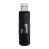 Флеш-накопитель Smartbuy Clue 8GB USB3.1 пластик черный