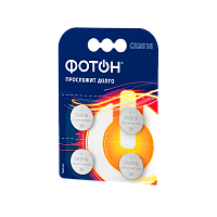 Батарейка Фотон CR2016 BL4 Lithium 3V (4/80/480)