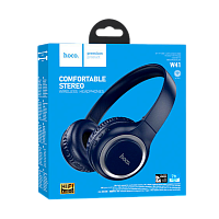 Наушники полноразмерные HOCO W41 bluetooth 5.3 синий (1/60) 