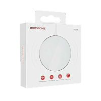 Беспроводное З/У Borofone BQ11 2.0A 15W MagSafe с кабелем Type-C серебряный (1/31/186)
