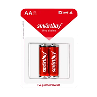 Батарейка Smartbuy LR6 AA BL2 Alkaline 1.5V (2/24/240) 