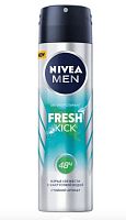 Дезодорант мужской Nivea FRESH KICK спрей 150мл (1/12)