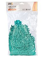 Насадка для швабры Рыжий кот Лапша микрофибра 28см цельная (1/10/50)