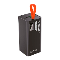 Внешний аккумулятор GoPower PB03-50 50000mAh 3.0A 22.5W 2USB/Type-C черный (1/50)