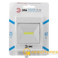 Фонарь пушлайт ЭРА SB-606 3.5W COB от батареек белый (1/10/60)