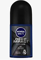 Дезодорант мужской Nivea DEEP IMPACT роликовый 50мл ENG