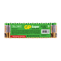 Батарейка GP Super LR6 AA Shrink 10 Alkaline 1.5V (10/100/800)