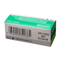 Батарейка SEIZAIKEN 391 (SR1120W) Silver Oxide 1.55V (1/10/100/1000)