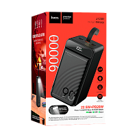Внешний аккумулятор HOCO J123D 90000mAh 22.5W 3USB LED черный (1/9)