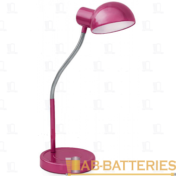 Светильник настольный Camelion KD-306 40W 220V E27 на основании розовый (1/12)