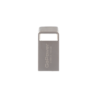 Флеш-накопитель GoPower MINI 64GB USB3.0 металл серебряный (1/50/1000)