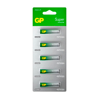 Батарейка GP Super G-Tech LR03 AAA BL5 Alkaline 1.5V отрывные (5/60/600)
