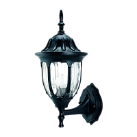 Светильник садово-парковый Camelion 4501 60W 230V E27 IP43 настенный черный (1/10)