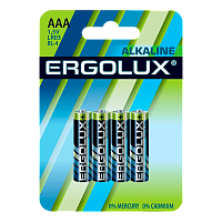 Батарейка Ergolux LR03 AAA BL4 Alkaline 1.5V (4/40/960)