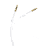 Кабель AUX Borofone BL16 Jack 3.5mm (m)-Jack 3.5mm (m) 1.0м ПВХ белый (1/360)