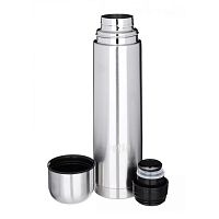 Термос нержавеющая сталь с узким горлом 1000 ml, крышка-клапан, чашка, в чехле (16405-9)(30)