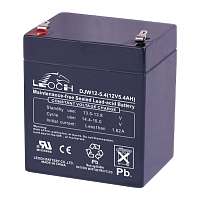 Аккумулятор свинцово-кислотный LEOCH DJW12-5.4 F1 12V 5.4Ah