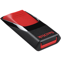Флеш-накопитель SanDisk Cruzer Edge CZ51 64GB USB2.0 пластик черный красный 