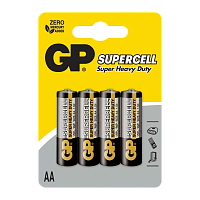 Батарейка GP Supercell R6 AA BL4 Heavy Duty 1.5V (4/72/288)
