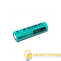 Аккумулятор Li-ion Videx 18650 Б/УП 2800mAh б/з (1/50/600) 