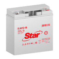 Аккумулятор свинцово-кислотный STAR DJW12-18 12V 18Ah