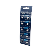 Батарейка Robiton STANDARD G1/LR621/LR60/364A/164 BL10 Alkaline (10/200/4000) 