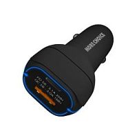 Автомобильное З/У MORE CHOICE AC32 1USB+1Type-C 3.1A 38W PD,QC черный