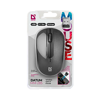 Мышь беспроводная Defender MM-285 Datum классическая USB черный (1/40)