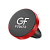 Держатель автомобильный GFPower CH-01 в воздуховод магнит красный (1/300)