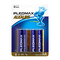 Батарейка Pleomax LR6 AA BL4 Alkaline 1.5V (4/40/400/19200)