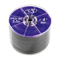 Диск DVD-RW VS 4.7GB 4x 50шт. bulk