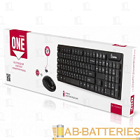 Набор клавиатура+мышь беспроводной Smartbuy 219330AG ONE черный (1/20)  | Ab-Batteries | Элементы питания и аксессуары для сотовых оптом