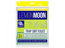 Салфетка Lemon Moon 29x29см 3шт. микрофибра  (1/16) 