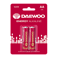 Батарейка Daewoo ENERGY LR6 AA BL2 Alkaline 1.5V (2/20/480) 