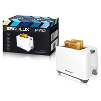 Тостер Ergolux ELX-ET02-C31 электрический двойной корпус белый серый (1/6)