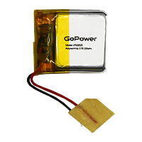 Аккумулятор Li-Pol GoPower LP502020 PK1 3.7V 150mAh с/з (1/10) 