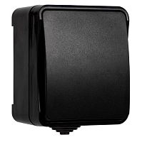 Выключатель Smartbuy "Сатурн" 1-клав.10A черный