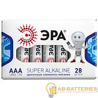 Батарейка ЭРА Super LR03 AAA БОКС28 Alkaline 1.5V (28/1120/44800) 