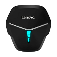 Наушники внутриканальные Lenovo HQ08 bluetooth 5.0 с микр. игровые черный