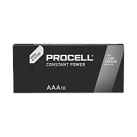 Батарейка Duracell Procell CONSTANT LR03 AAA БОКС10 Alkaline 1.5V (10/100/76800) 