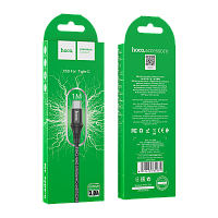 Кабель HOCO X50 USB (m)-Type-C (m) 1м 3.0A нейлон черный (1/31/310)