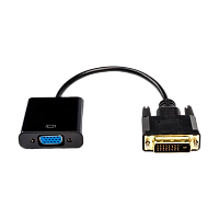 Переходник Atcom DVI-D 25 (m)-VGA (f) черный (1/5/250) 